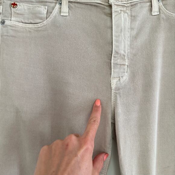 Hudson Nico Super Skinny Mid Rise Jeans in Neutral 30 - Picture 6 of 9